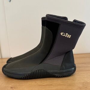 Gill Black Neoprene Sailing Boots